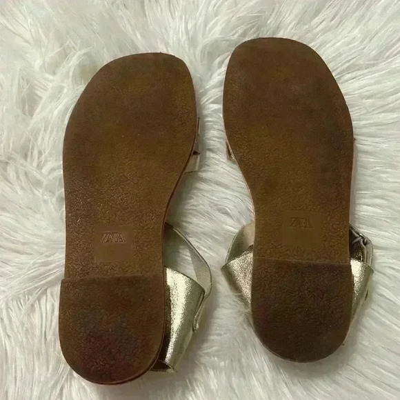 ZARA  GIRLS CAGE SANDALS - Picture 7 of 9